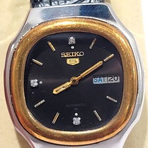 Seiko RARE VTG 7009-5130 BLACK DIAL SEIKO 5 GOLDEN
